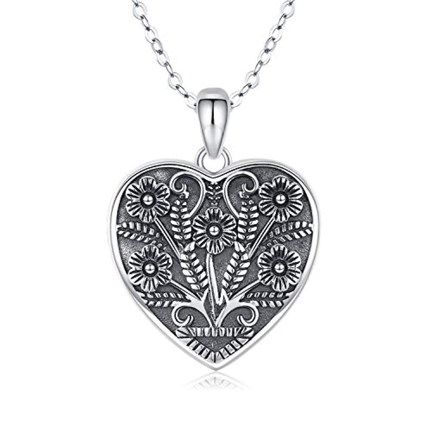 Girls' Cz Border Heart Sterling Silver Locket Necklace - Clear - In Season  Jewelry : Target